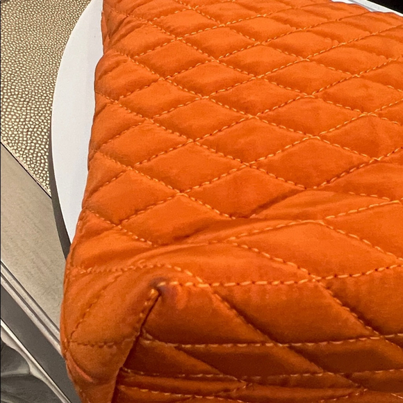 Bally Orange Quilted Shoulder Bag - Picture 10 of 15